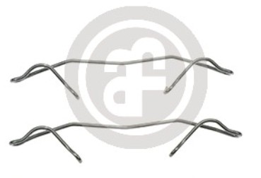 D42341A Autofren Zestaw sprężynek do mocowania klocków tarczowych przednich