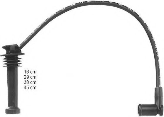 Zestaw przewodów wysokiego napięcia Ford Connect TOURNEO autobus (PU2) (2002 - 2013) cena, od 31,97 USD