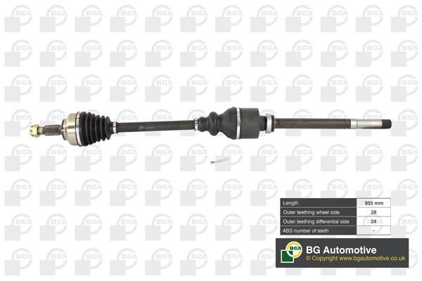 Do koszyka Półoś napędowa przednia prawa Peugeot 407 SW 6E