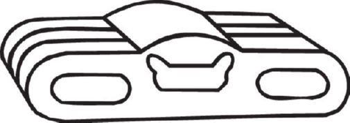 Poduszka mocowania tłumika Opel Kadett E