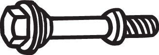 Do koszyka 258943 Bosal Śruba układu wydechowego (tłumika)