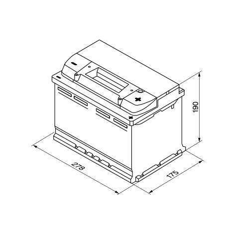 Bateria (akumulator) 0092S40080 Bosch