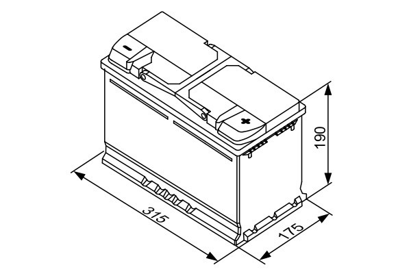 Bateria (akumulator) 0092S40110 Bosch