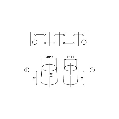 Bateria (akumulator) 2880021050 Toyota