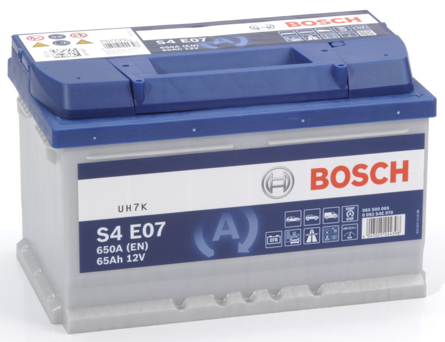 Do koszyka 0092S4E070 Bosch Bateria (akumulator)