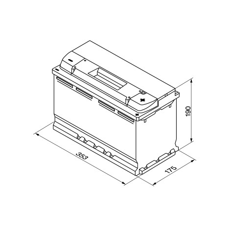 Bateria (akumulator) 0092S50130 Bosch