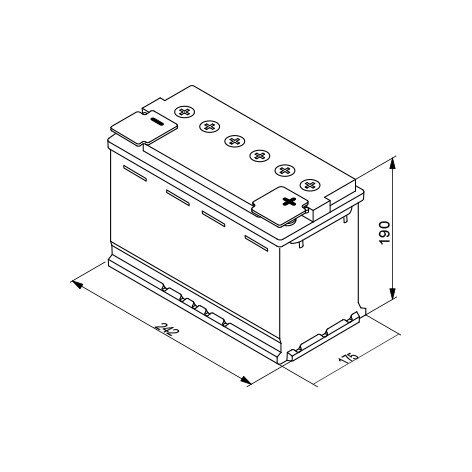 Do koszyka 0092S5A050 Bosch Bateria (akumulator)