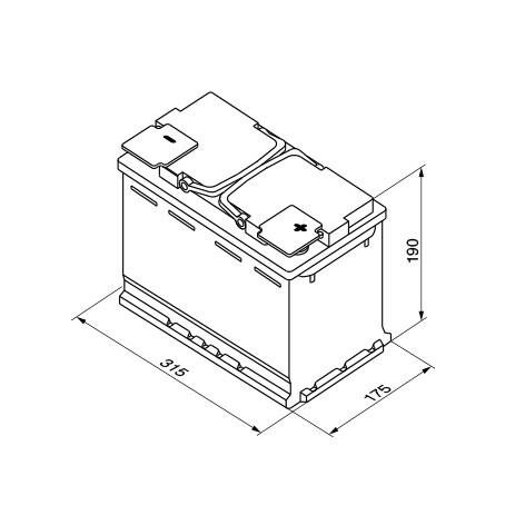 0092S5A110 Bosch Bateria (akumulator)