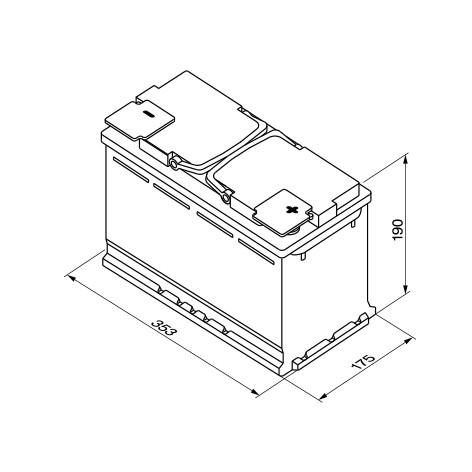 Bateria (akumulator) 0092S5A130 Bosch