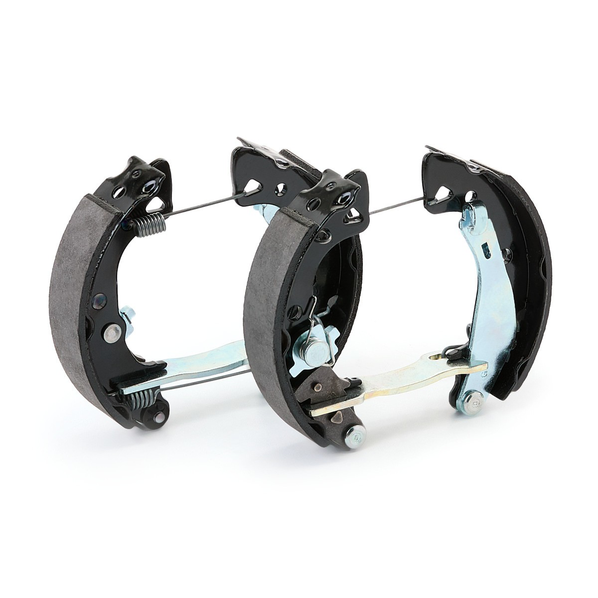 Do koszyka 0204114027 Bosch Klocki hamulcowe tylne bębnowe, kompletne z cylindrami, zestaw