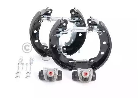 Klocki hamulcowe tylne bębnowe, kompletne z cylindrami, zestaw Bosch 0204114153 cena, od 49,33 USD