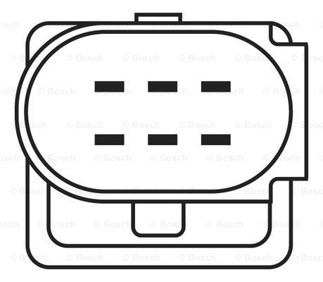 Sonda lambda czujnik tlenu przed katalizatorem 0258007353 Bosch
