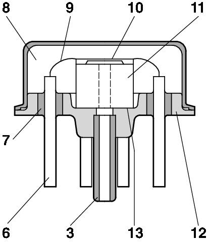 0261230109 Bosch Czujnik ciśnienia w kolektorze ssącym, MAP
