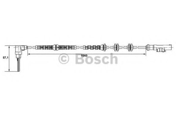 Czujnik ABS przedni Bosch 0265007685 cena, od 25,44 USD