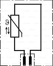 Czujnik temperatury płynu chłodzącego 0280130026 Bosch
