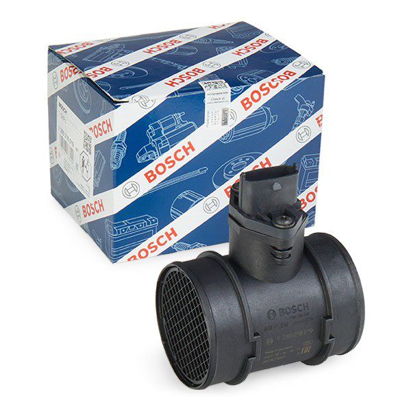 Czujnik przepływu powietrza, przepływomierz powietrza M.A.F. Bosch 0280218019 cena, od 43,51 USD