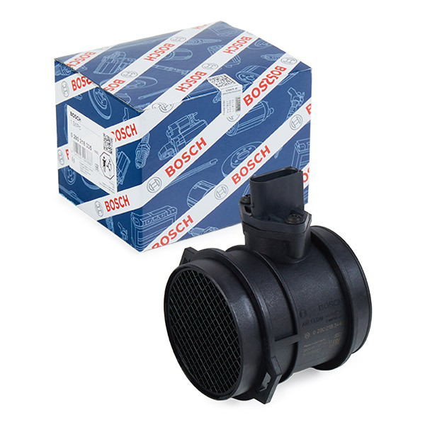 Do koszyka 0280218344 Bosch Czujnik przepływu powietrza, przepływomierz powietrza M.A.F.