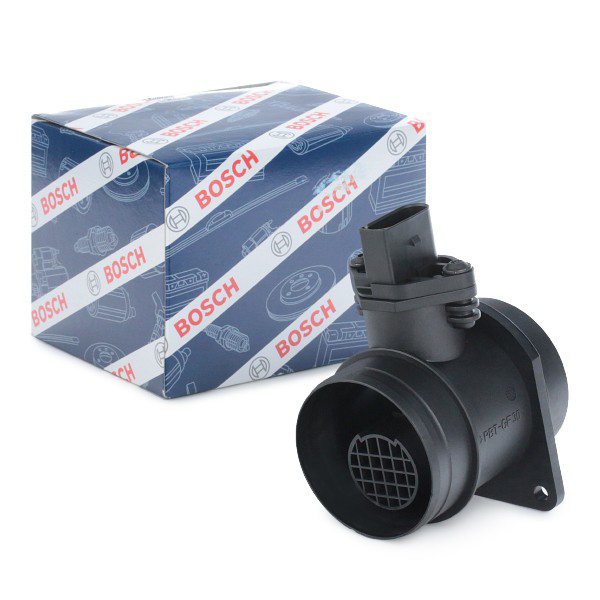 Czujnik przepływu powietrza, przepływomierz powietrza M.A.F. 0281002531 Bosch