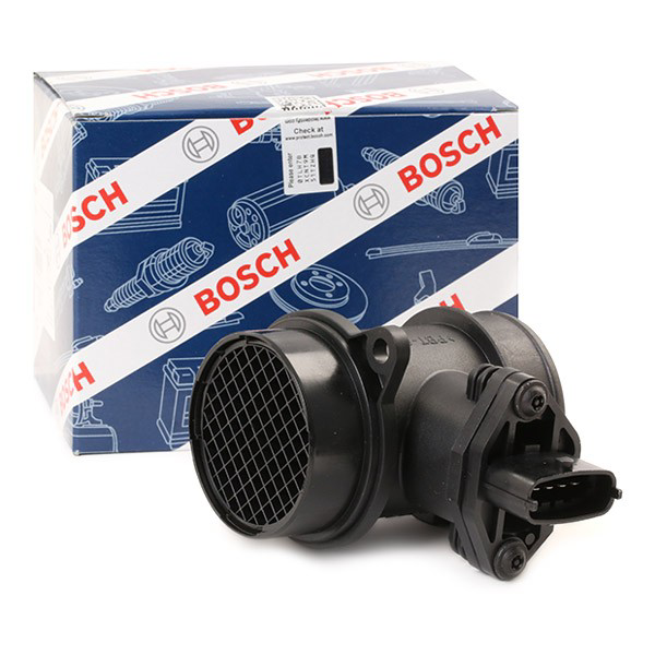 Czujnik przepływu powietrza, przepływomierz powietrza M.A.F. 0281002613 Bosch