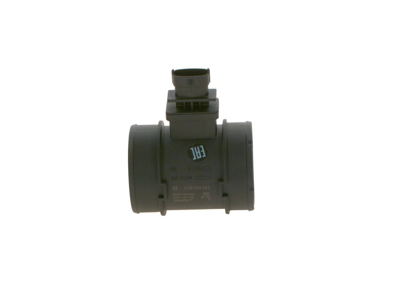 Czujnik przepływu powietrza, przepływomierz powietrza M.A.F. Bosch 0281002683