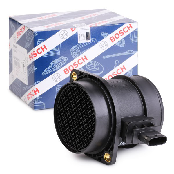 Czujnik przepływu powietrza, przepływomierz powietrza M.A.F. 0281002721 Bosch