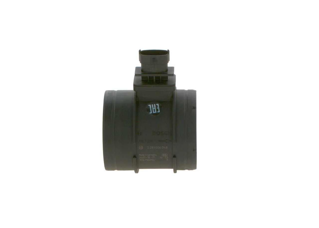 Czujnik przepływu powietrza, przepływomierz powietrza M.A.F. Bosch 0281006048 cena, od 82,73 USD