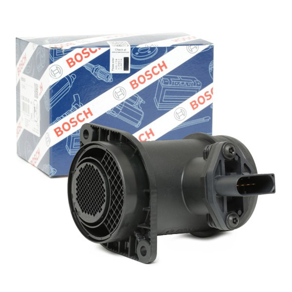 Czujnik przepływu powietrza, przepływomierz powietrza M.A.F. 0281006680 Bosch