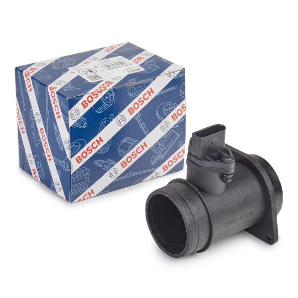 Czujnik przepływu powietrza, przepływomierz powietrza M.A.F. 0281006755 Bosch