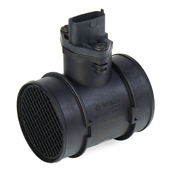 Czujnik przepływu powietrza, przepływomierz powietrza M.A.F. 0281006756 Bosch
