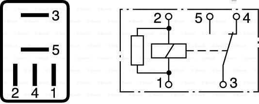 Elektryczne przekaźnik wielofunkcyjne 0332201107 Bosch