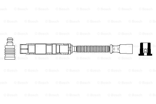 0356912952 Bosch Zestaw przewodów wysokiego napięcia