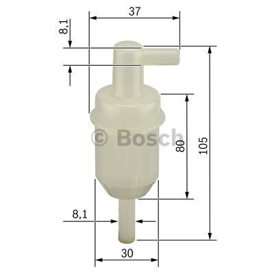 Do koszyka 0450904077 Bosch Filtr paliwa