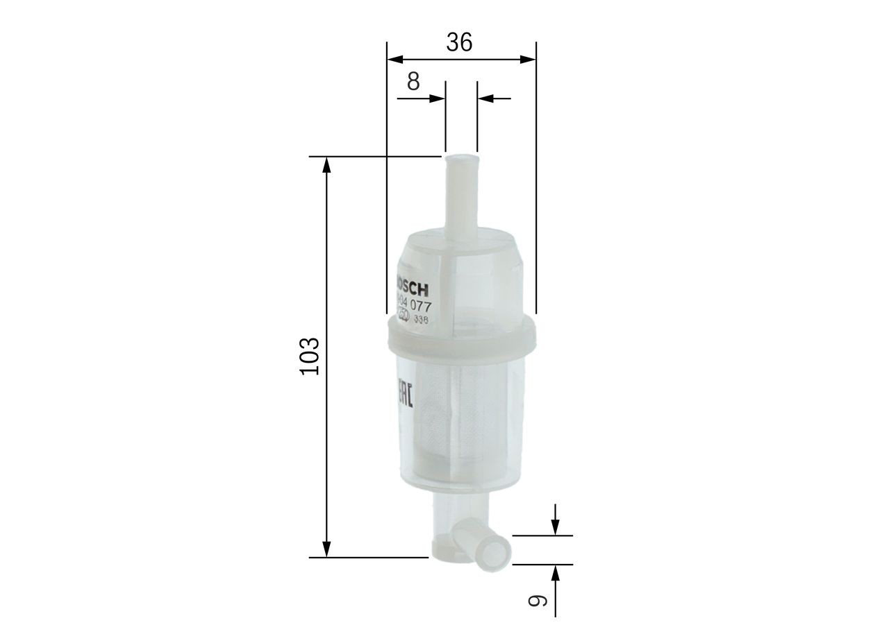 0450904077 Bosch Filtr paliwa