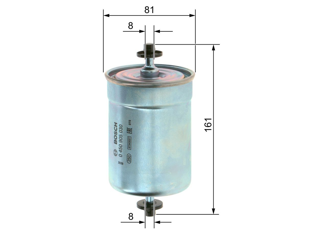 Do koszyka 0450905030 Bosch Filtr paliwa
