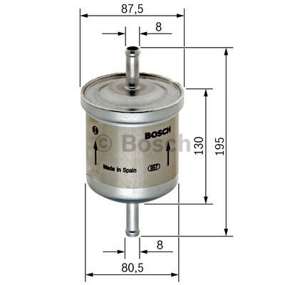 Filtr paliwa 0450905216 Bosch