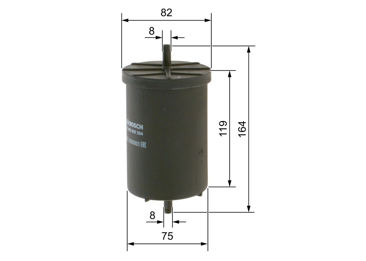 Filtr paliwa 0450905264 Bosch