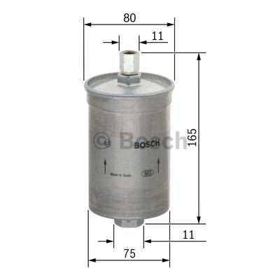 Filtr paliwa General Motors BK3006OE cena, od 12,13 USD
