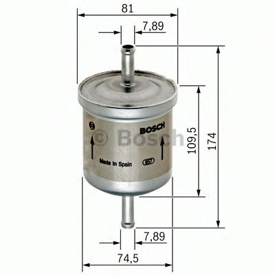 Filtr paliwa 0450905318 Bosch