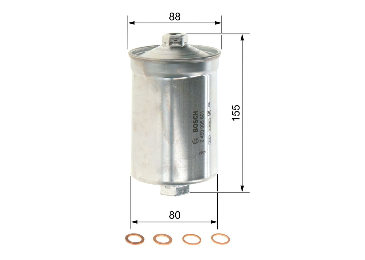 Filtr paliwa Bosch 0450905601 cena, od 15,10 USD