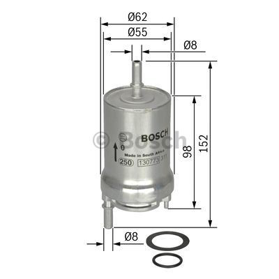 Filtr paliwa 0450905925 Bosch