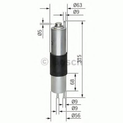 Filtr paliwa 0450905952 Bosch