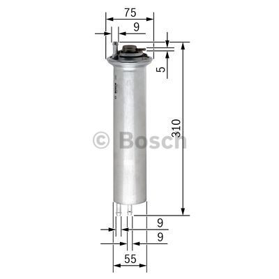 Filtr paliwa Bosch 0450905960 cena, od 61,57 USD