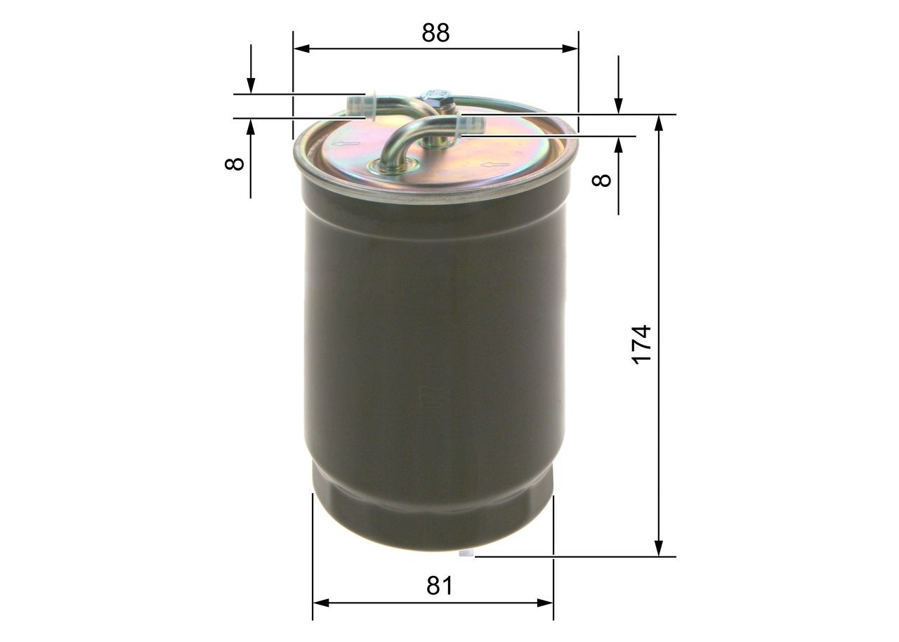 Filtr paliwa 0450906172 Bosch