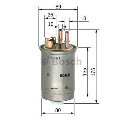 Filtr paliwa 0450906357 Bosch