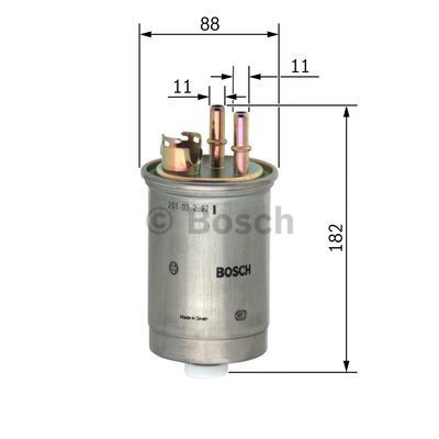 Filtr paliwa 0450906452 Bosch