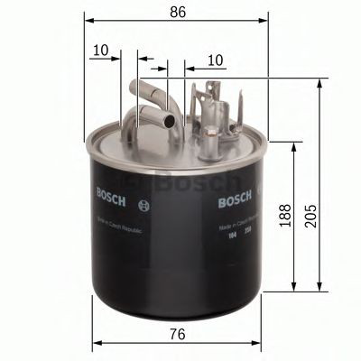 Filtr paliwa Bosch 0450906459