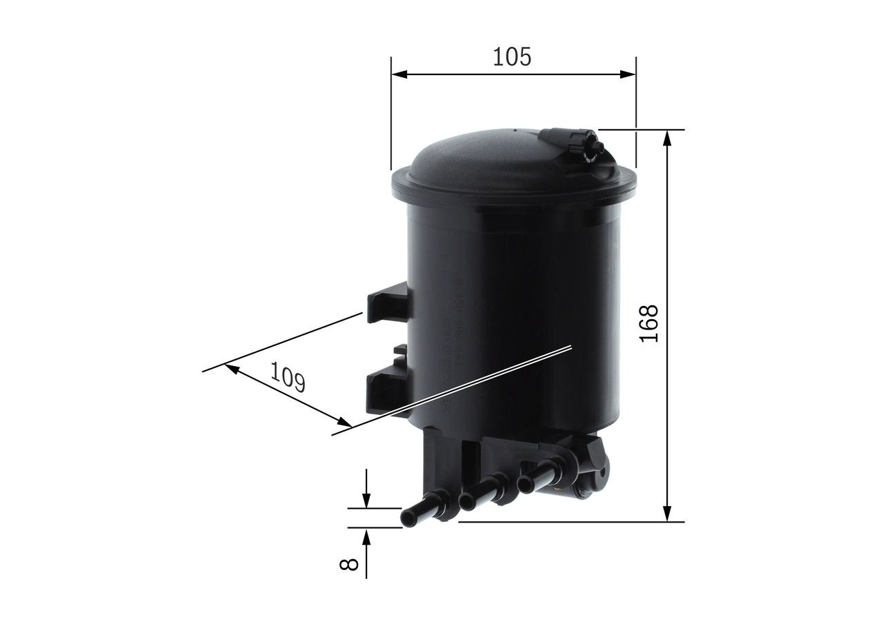 Filtr paliwa 0450906461 Bosch