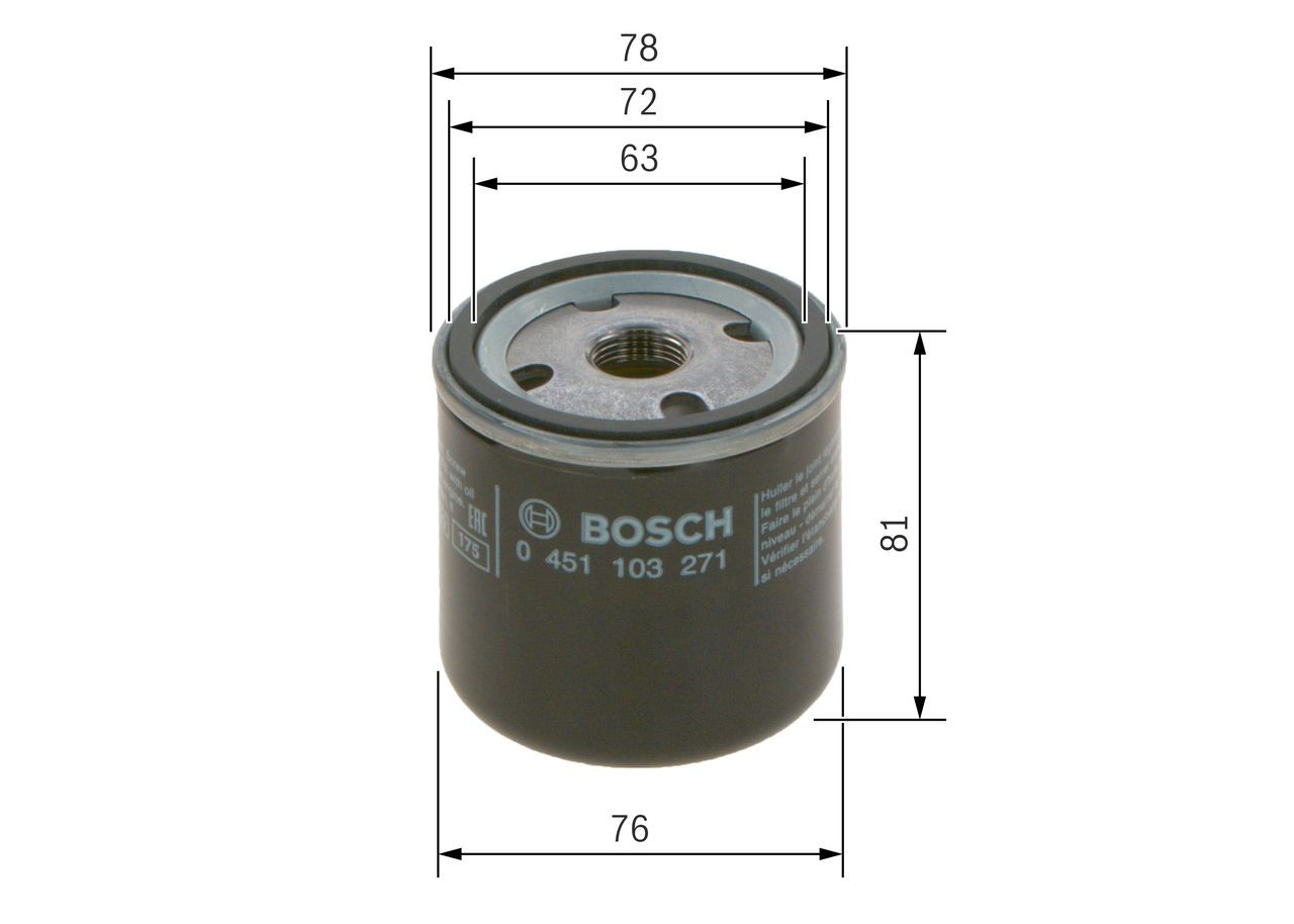 Filtr oleju 0451103271 Bosch