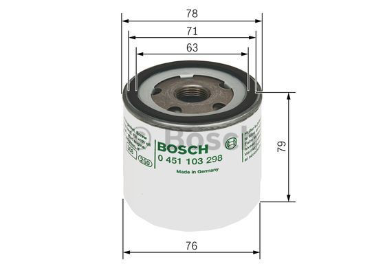Filtr oleju 0451103298 Bosch