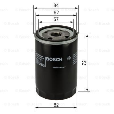 0451103316 Bosch Filtr oleju